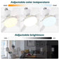 Ventilateur de plafond LED 40W E27 avec télécommande pour variation de luminosité, adapté au salon, au bureau, à un usage domestique, 85-265V