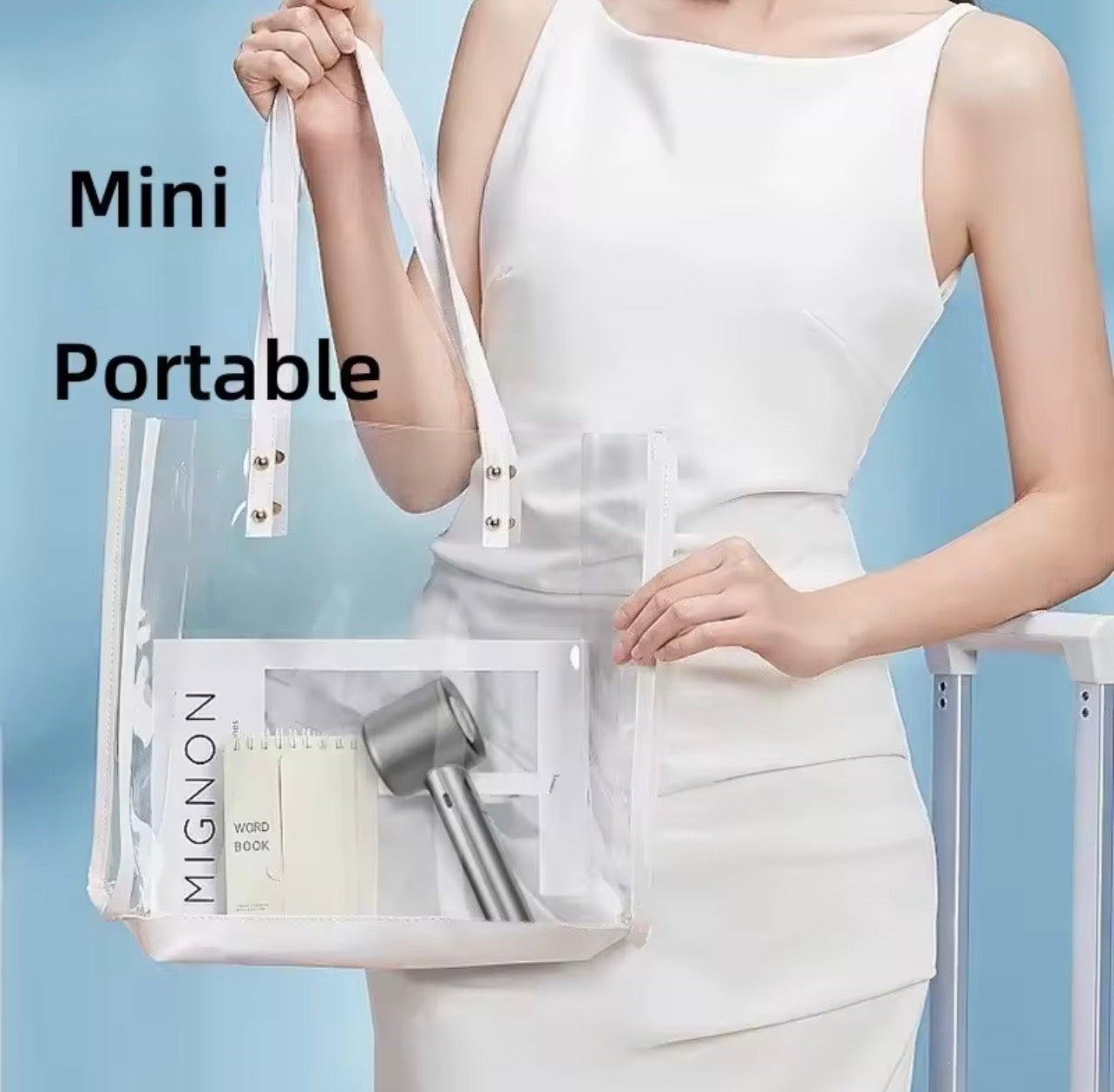 Mini ventilateur portatif sans pales, 120 vitesses, rechargeable, refroidissement instantané avec mode glace, pour hommes et femmes, nouveau
