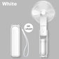Ventilateur portable 2000 mAh USB rechargeable 3 vitesses mini ventilateur pliable tenu dans la main petit ventilateur de voyage de poche avec batterie externe pratique